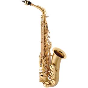 Saxofone Alto EAGLE com Estojo - 500BGD (Escovado Chaves Laqueadas)
