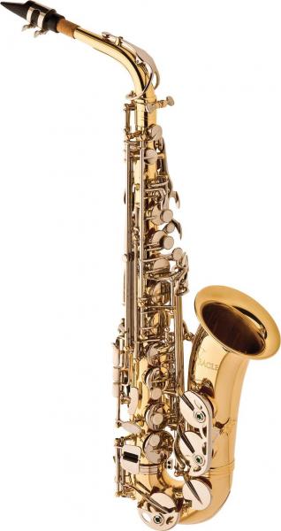Saxofone Alto EAGLE Mib SA500 LN Laqueado com Niquelado