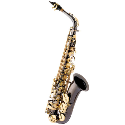 Saxofone Alto Eagle Sa500 Bg Preto Onyx + Case