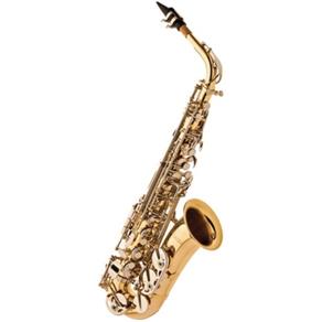 Saxofone Alto Eagle SA500 em Mib (Eb) com Case - LaqueadoNiquelado