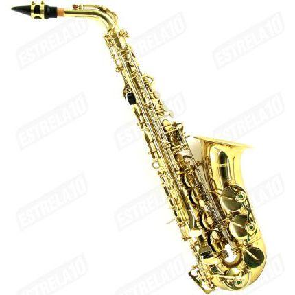 Saxofone Alto Metal Lacquer com Case Jyas1102 Harmony