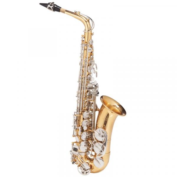 Saxofone Alto Michael WASM49 Dual Gold Duplo Dourado e Niquelado