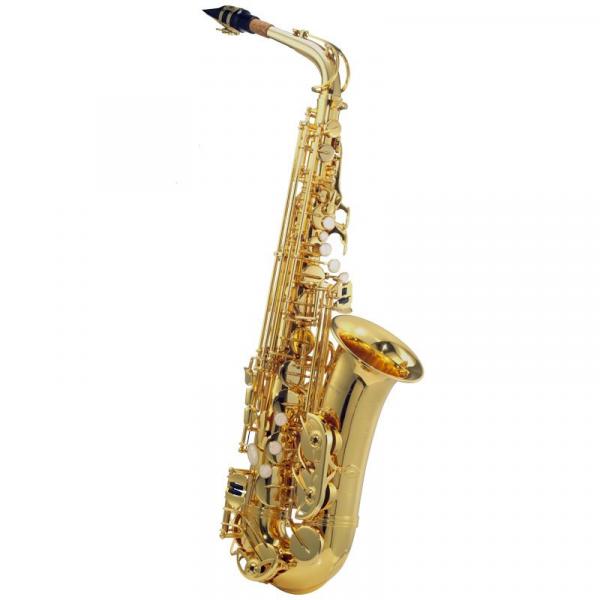 Saxofone Alto Michael WASM35 Laqueado com Pad Save e Case Fibra