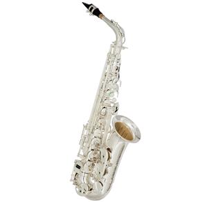 Saxofone Alto Profissional com Case SAX510 S Eagle Prateado