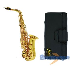 Saxofone Alto Shelter Sgft6430L Eb Laqueado Dourado Case