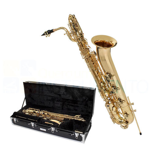 Saxofone Barítono Mib Laqueado Com Estojo Aprovado C C B