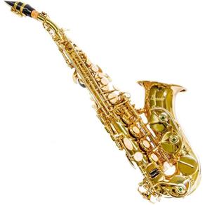 Saxofone Benson Soprano Curvo Bssc-1l Bb Laqueado