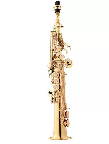 Saxofone Eagle SP502 Soprano Afinação Bb Laqueado
