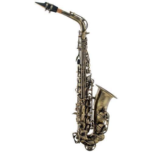Saxofone Milano Alto Vintage Mi Bemol Eb + Estojo + Acessórios
