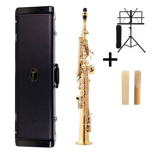 Saxofone Soprano (Bb) Eagle Corpo Laqueado #SP502