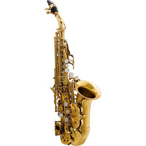 Saxofone Soprano Curvo Bb HCSSC-310GL Laqueado HARMONICS - P