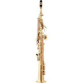 Saxofone Soprano Eagle SP502 Laqueado em Bb com Case