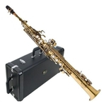 Saxofone Soprano Envelhecido + Case Sp502vg Eagle Oferta