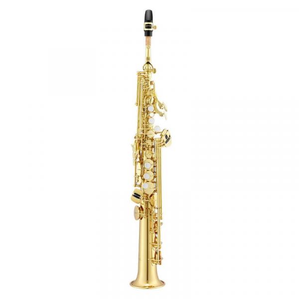 Saxofone Soprano Jupiter Serie 1000 Gold Lacquer