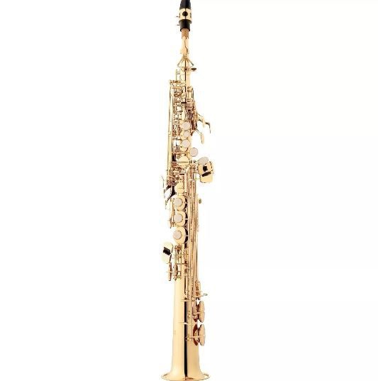 Saxofone Soprano Laqueado Eagle Sp502 com Estojo - Profissional