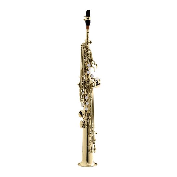 Saxofone Soprano Reto Bb Harmonics HST410L Laqueado