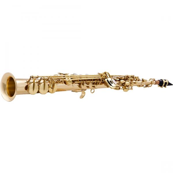 Saxofone Soprano Reto Bb HSST-410L Laqueado - Harmonics - Harmonics