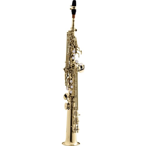 Saxofone Soprano Reto Bb (Sí Bemol) - Hst410L - Harmonics (Laqueado)