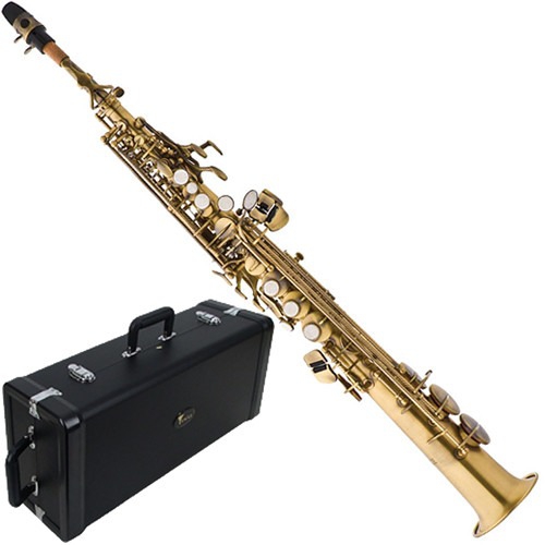 Saxofone Soprano Reto + Case Sp502vg Eagle P R o M o Ç Ã o