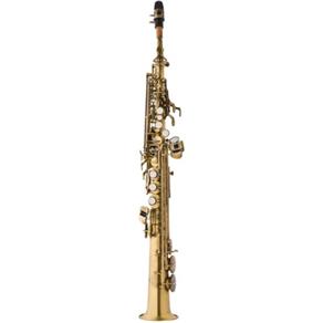 Saxofone Soprano Reto Eagle SP502 em Sib (Bb) com Case - Envelhecido