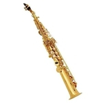 Saxofone Soprano Reto Sib Dourado Halk