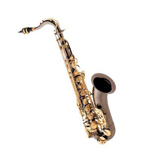 Saxofone Tenor em Si Bemol (Bb) Eagle Corpo em Black Onyx (Preto Ônix) #ST503BG