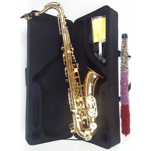 Saxofone Tenor em Sib Laqueado com Estojo