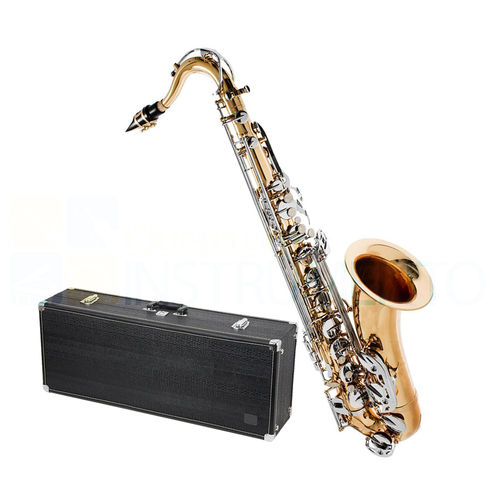 Saxofone Tenor Prowinds Laqueado Sib Chaves Niqueladas
