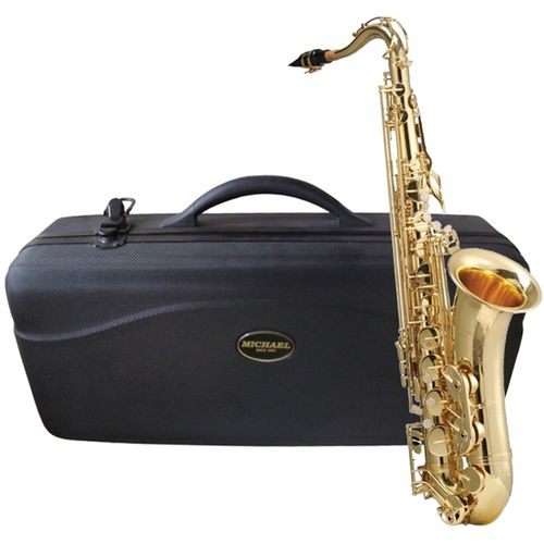Saxofone Tenor Sib Laqueado Michael com Case