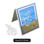 FLY Sea Gull padrão de corte morre DIY Gravura Aço Carbono Stencil para Scrapbook paper-cut artwear