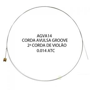 Segunda Corda Avulsa Groove P/ Violão Aço B (Si) AGVA 14 0.014 - EC0019