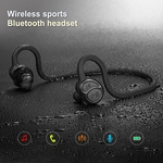 HAO Sem fio Bluetooth Stereo Headset Sweatproof Sports Fone presente Headphone Headset