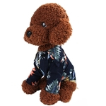 Série Hawaii Impressão Algodão Linho Camisa bonito para Menor Médio Pet Teddy Shiba Inu