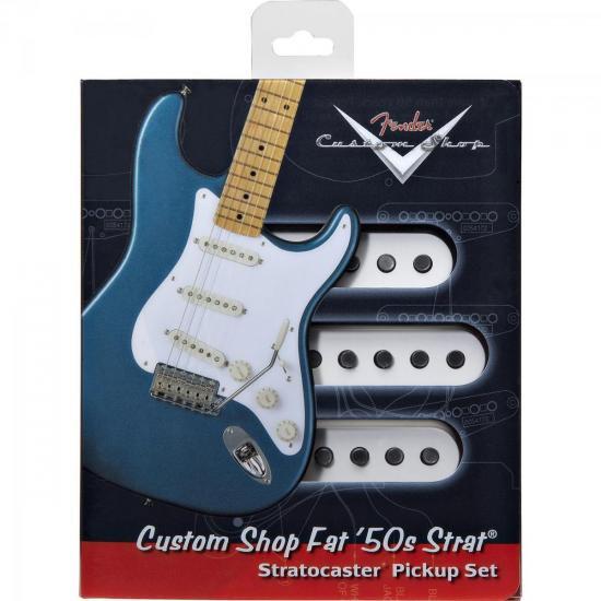 Set de Captadores para Guitarra FAT 50S STRAT Branco Fender