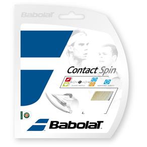 Set de Corda Contact Spin 16L 1.30 Babolat Branca