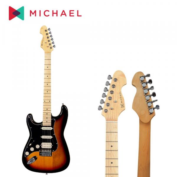 SHOW ROOM Guitarra Strato HSS GM237N SK Sumburst Black - Michael