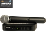 Shure BLX-24BR/SM-58 J10 Sistema De Microfone Sem Fio De Mão