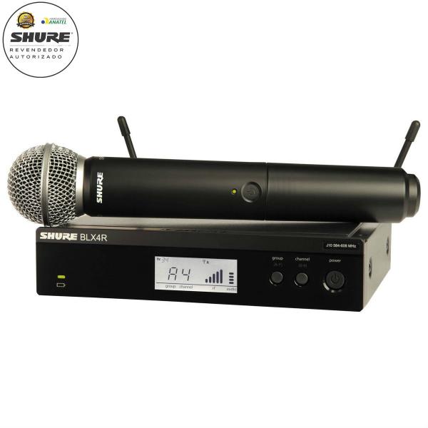 Shure - Microfone Sem Fio de Mão BLX24RBR/SM58 J10