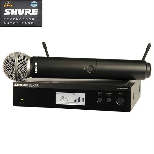 Shure | Microfone Sem Fio de Mão Blx24rbr/sm58 M15