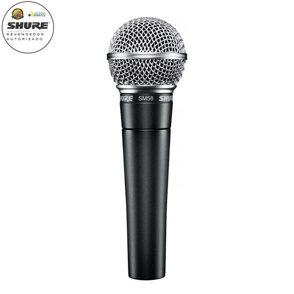 Shure - Microfone Vocal Dinâmico Cardioide SM58 LC