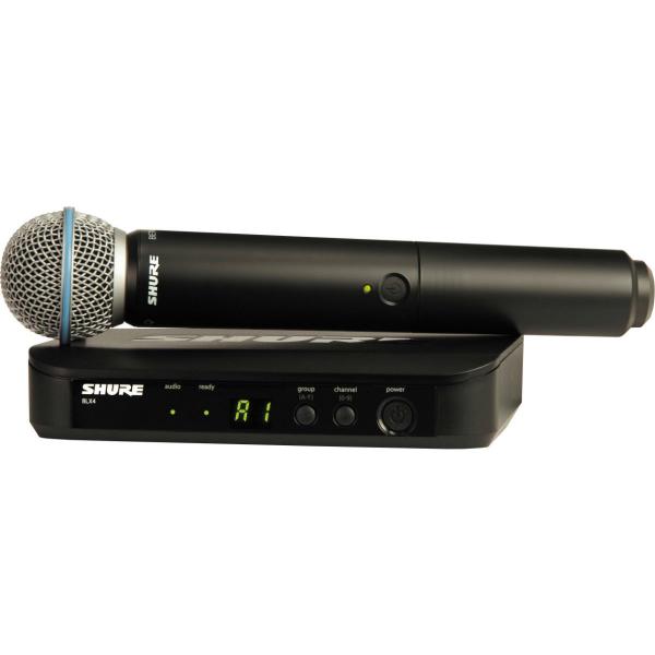 Shure - Sistema de Microfone Sem Fio BLX24BR/B58 M15