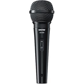 Shure SV200 Microfone Dinâmico Cardioide Vocal
