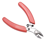 Side Cutting Nippers for Various Cables 107F1 Mini Electronic Diagonal Pliers Cable Side Cutting Nippers Wire Cutter Hand Tool Small Body, Easy to Car