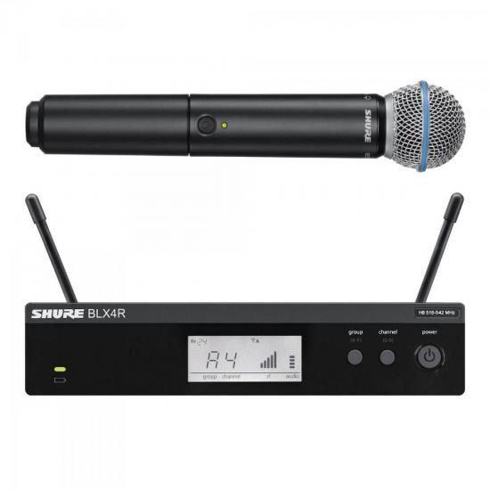 Sistema de Microfone Sem Fio Blx24Rbr/Beta58 Shure