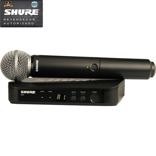 Sistema de Microfone Sem Fio de Mão BLX-24BR/SM-58 M15 - Shure