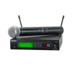 Sistema de Microfone Top Quality SLX SLX24 BETA58 / SM UHF sem fio profissional Super Cardioid BETA Microfone de Mão Conjunto completo