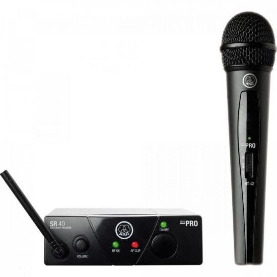Sistema de Microfone Wireless 1 Bastão US25A AKG
