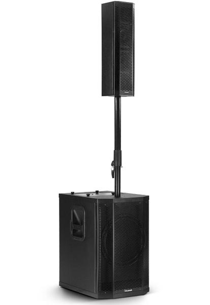 Sistema de Som Torre Amplificado Pa Ativo 500wrms Grt12 - Bluetooth USB Profissional - Frahm