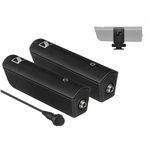 Sistema Microfone Sem Fio com Lapela Sennheiser XSW-D Portable Lavalier SET Wireless P2 com Montagem em Câmeras (2.4 GHz)