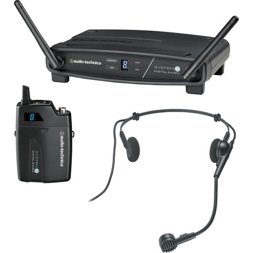 Sistema Microfone Sem Fio Digital Wireless Audio Technica Atw-1101/h Headset
